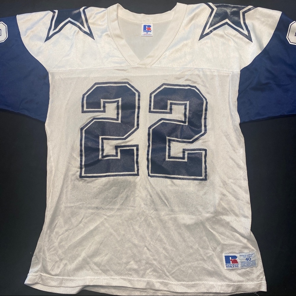 Vintage 90s Russell Emmitt Smith Cowboys Jersey